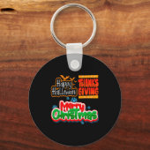 Due To Inflation This Is My Halloween Thanksgiving キーホルダー (正面)