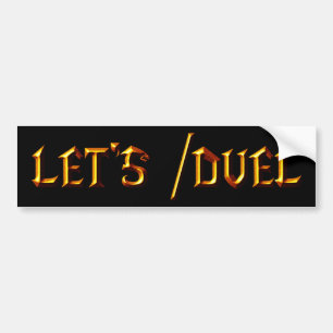 /Duelは バンパーステッカー