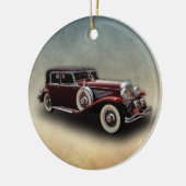 Duesenberg (Duesy)モデルJのクラシック車 セラミックオーナメント (左)