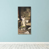 Duet (mezotint) キャンバスプリント (インサイチュ (ウッドフロア))