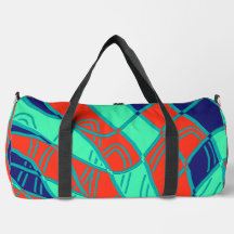 Duffel Bag, A multicolor classic stylish design  D
