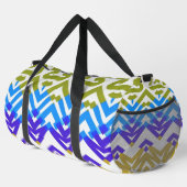 Duffel Bag, A multicolor classic zigzag pattern  ダッフルバッグ (右コーナー)