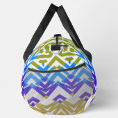 Duffel Bag, A multicolor classic zigzag pattern  ダッフルバッグ (右)