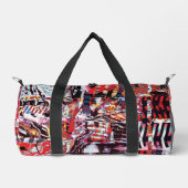 Duffel Bag – Fragmented Pulse ダッフルバッグ (正面)