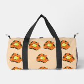 Duffel Bag : Orange Yellow Flower ダッフルバッグ (正面)