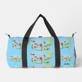 Duffel Bag : Spring Flowers . ダッフルバッグ (正面)