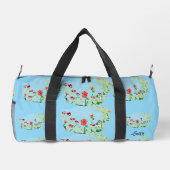 Duffel Bag : Spring Flowers . ダッフルバッグ (裏面)