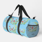 Duffel Bag : Spring Flowers . ダッフルバッグ (右コーナー)
