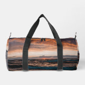 Duffle bag with ocean beach waves image ダッフルバッグ (裏面)
