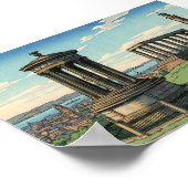 Dugald Stewart Monument on Calton Hill  ポスター (角)