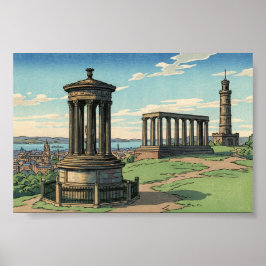 Dugald Stewart Monument on Calton Hill  ポスター