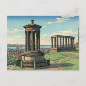 Dugald Stewart Monument on Calton Hill ポストカード (正面)