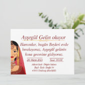 Dügün kina 招待状 (スタンド正面)