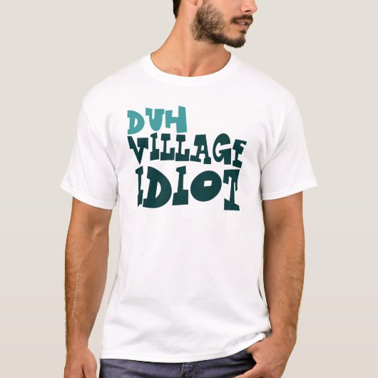 duh村の馬鹿 tシャツ (正面)