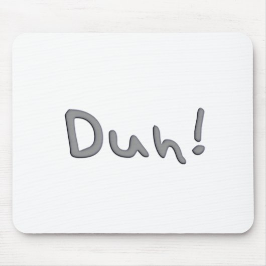 Duh マウスパッド (正面)