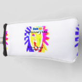 DUH Logo Putter Cover – Bold Protection ゴルフヘッドカバー (正面)