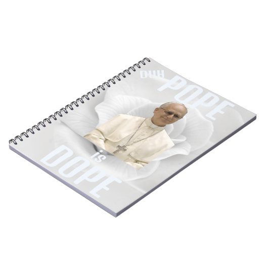 Duh Pope is Dope Notebook ノートブック (左側)