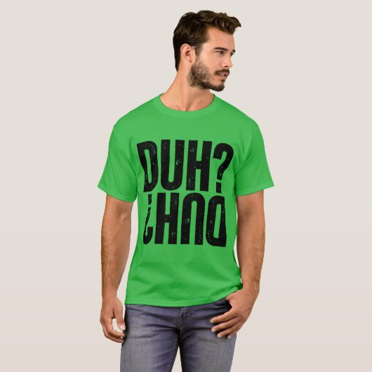 DUH retro Tシャツ (正面フル)