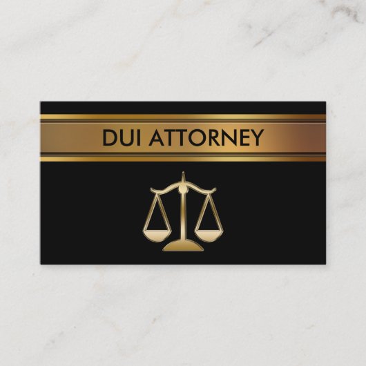 DUI弁護士名刺 名刺 (正面)