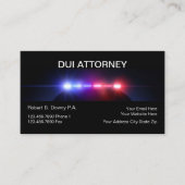DUI弁護士名刺 名刺 (正面)