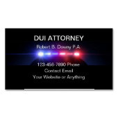 DUI Attorney Business Card Magnets マグネット名刺 (正面)