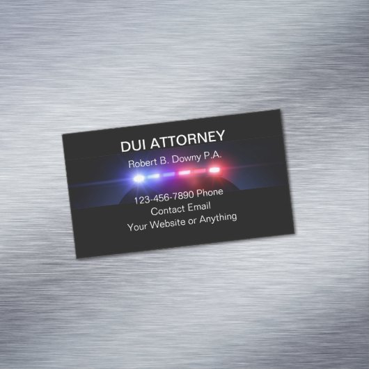 DUI Attorney Business Card Magnets マグネット名刺 (インサイチュ)