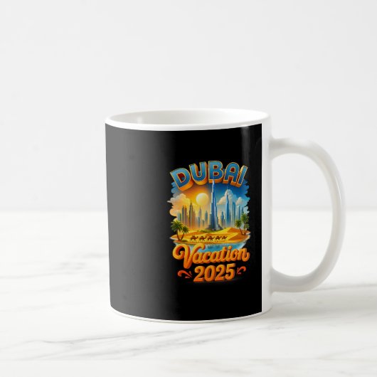 Dui Vacation Skyline Sunset Desert And Camel Adven コーヒーマグカップ (右)
