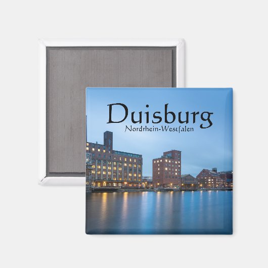 Duisburgドイツ磁石 マグネット (正面/裏面)