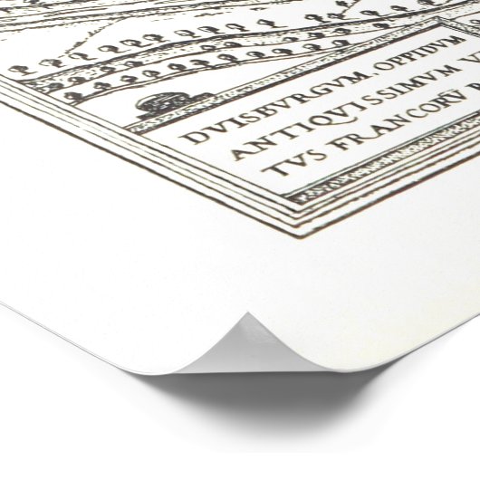 Duisburg: 1666 ポスター (角)