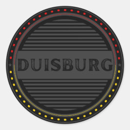 Duisburg City Pride Emblem – German Identity ラウンドシール