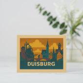 Duisburg Germany City Art ポストカード (スタンド正面)