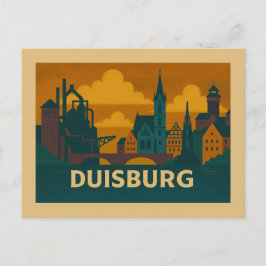 Duisburg Germany City Art ポストカード