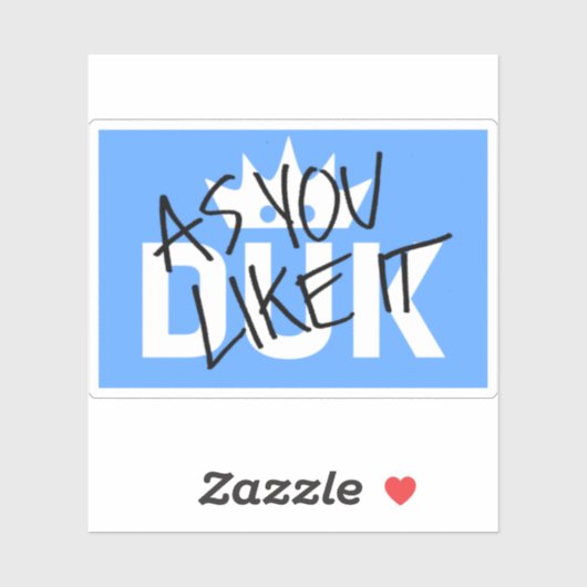 DUKロゴ シール (シート)