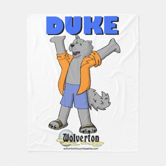 Duke Blanket フリースブランケット (正面)