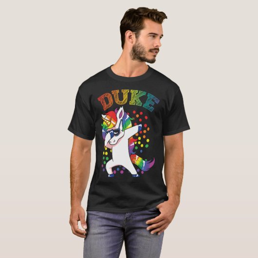 Duke Dabbing Unicorn Tシャツ (正面フル)