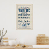 Duke Ellington jazz poster - Cotton Club - Gates ポスター (キッチン)