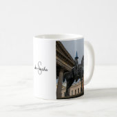 Duke of Wellington Statue, Glasgow Mug コーヒーマグカップ (正面右)