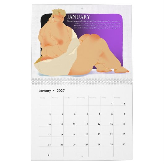 Dukie’s 2026 interview カレンダー (1月 2027)