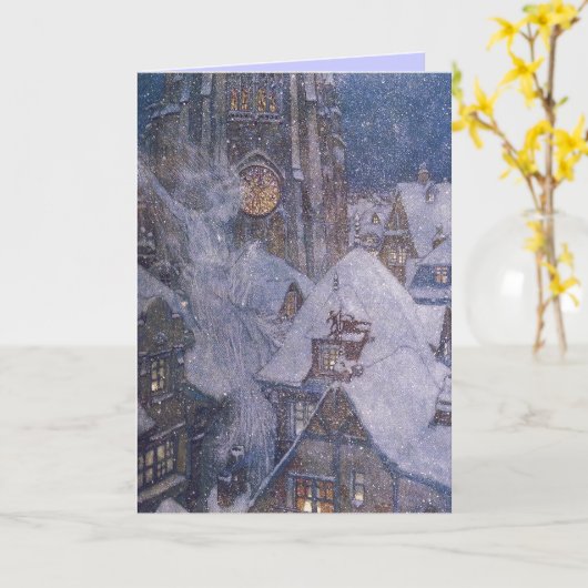 Dulacの雪の女王カード カード (黄色い花)