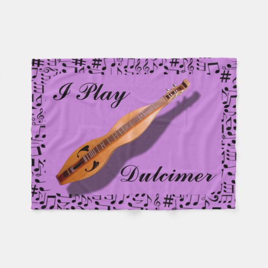 DULCIMER フリースブランケット (正面(横))
