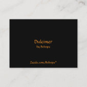 Dulcimer ATCカード 名刺 (裏面)