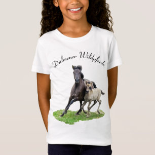Dulmenの野生の馬のかわいい子馬- Dülmener Wildpferde Tシャツ