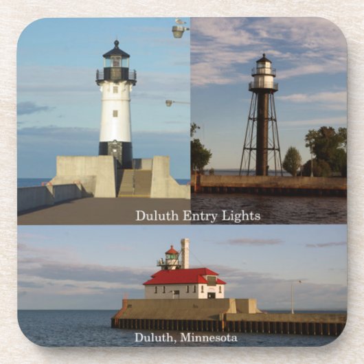 Duluth Entry Lightsセット6台のプラスチック製コースター コースター (正面)