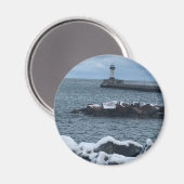 Duluth Minnesota Lake Superior Canal Park マグネット (正面/裏面)