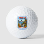 Duluth, Minnesota Souvenir Golf Balls, North Shore ゴルフボール (正面)