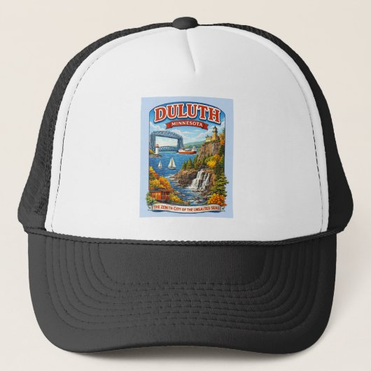 Duluth, Minnesota Souvenir Hat, Lake Superior キャップ (正面)