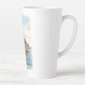 Duluth, MN, Split Rock Lighthouse Latte Mug カフェラテマグ (右)