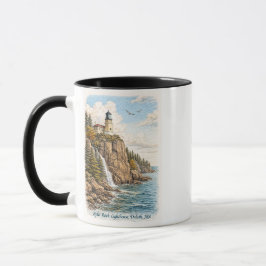 Duluth, MN, Split Rock Lighthouse Souvenir Mug マグカップ