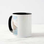 Duluth, MN, Split Rock Lighthouse Souvenir Mug マグカップ (正面左)