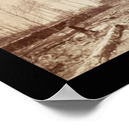 Duluth MN Waterfront Photo 1870 ポスター (角)